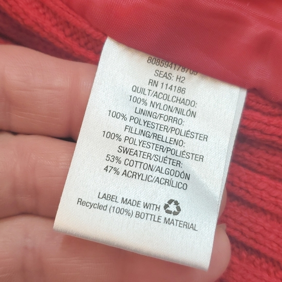 Laura Scott Sweater size S red color Excellent Condition - Picture 17 of 17